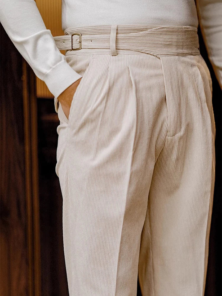 Capri Vintage Corduroy Trousers